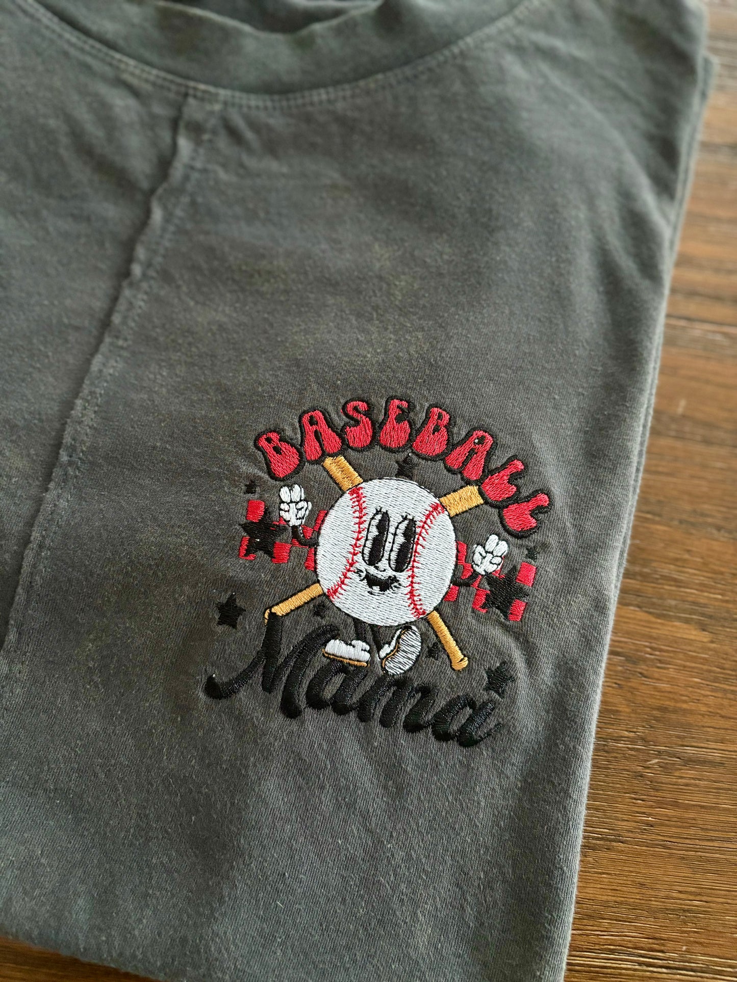 Baseball Mama Tee or Crew