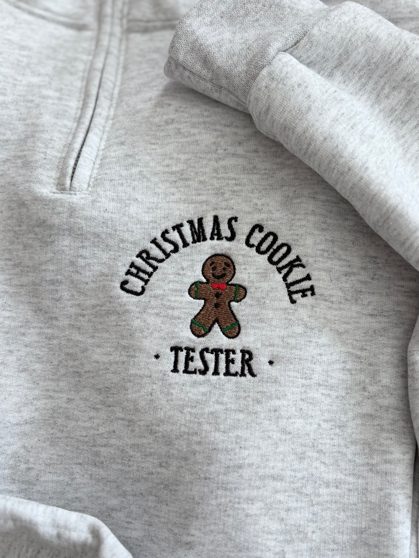 Christmas Cookie Tester Quarter-Zip