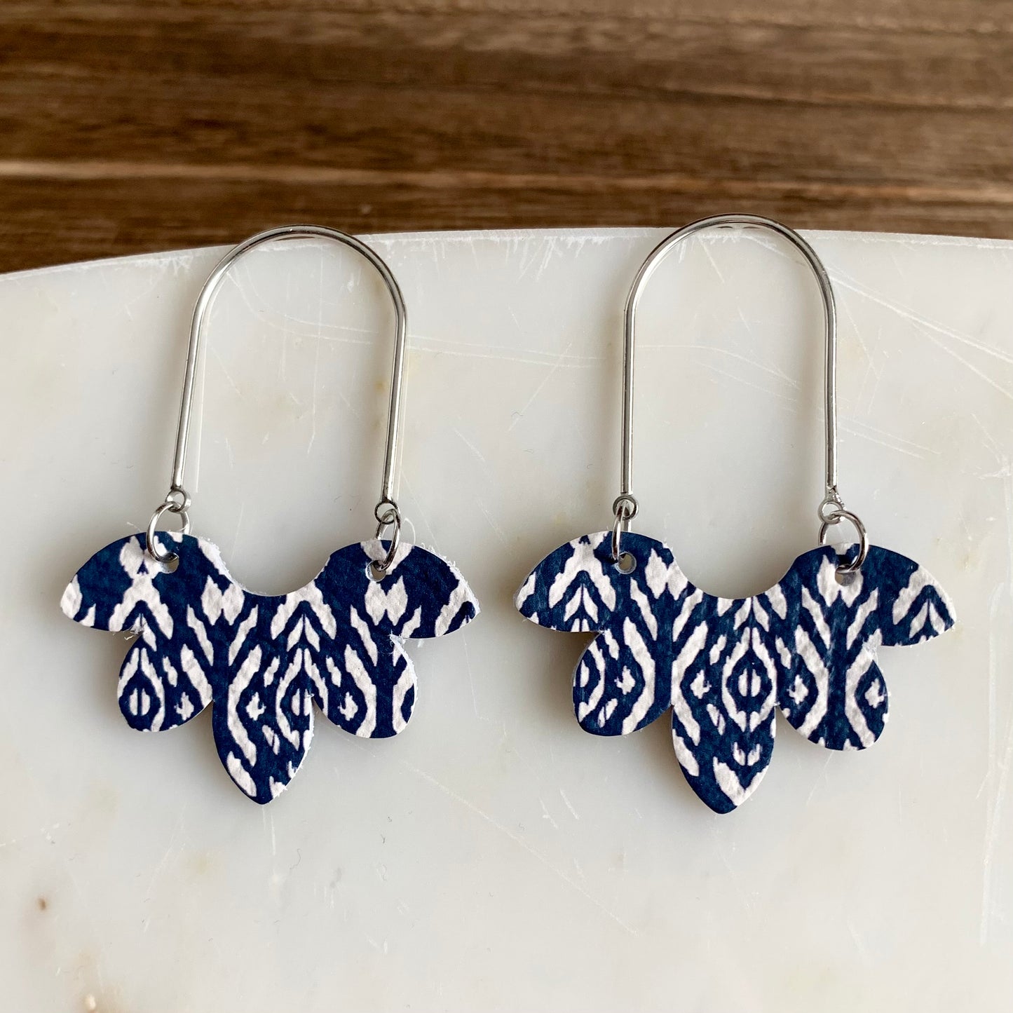 Navy Shibori Bohemian | Silver Arches
