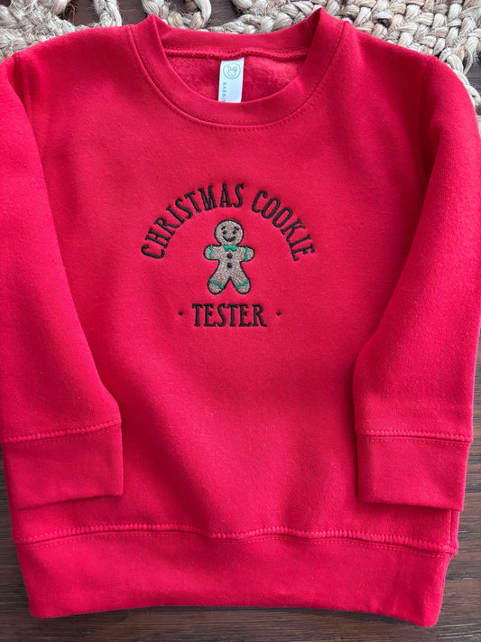 Youth/Toddler Christmas Cookie Tester Crew